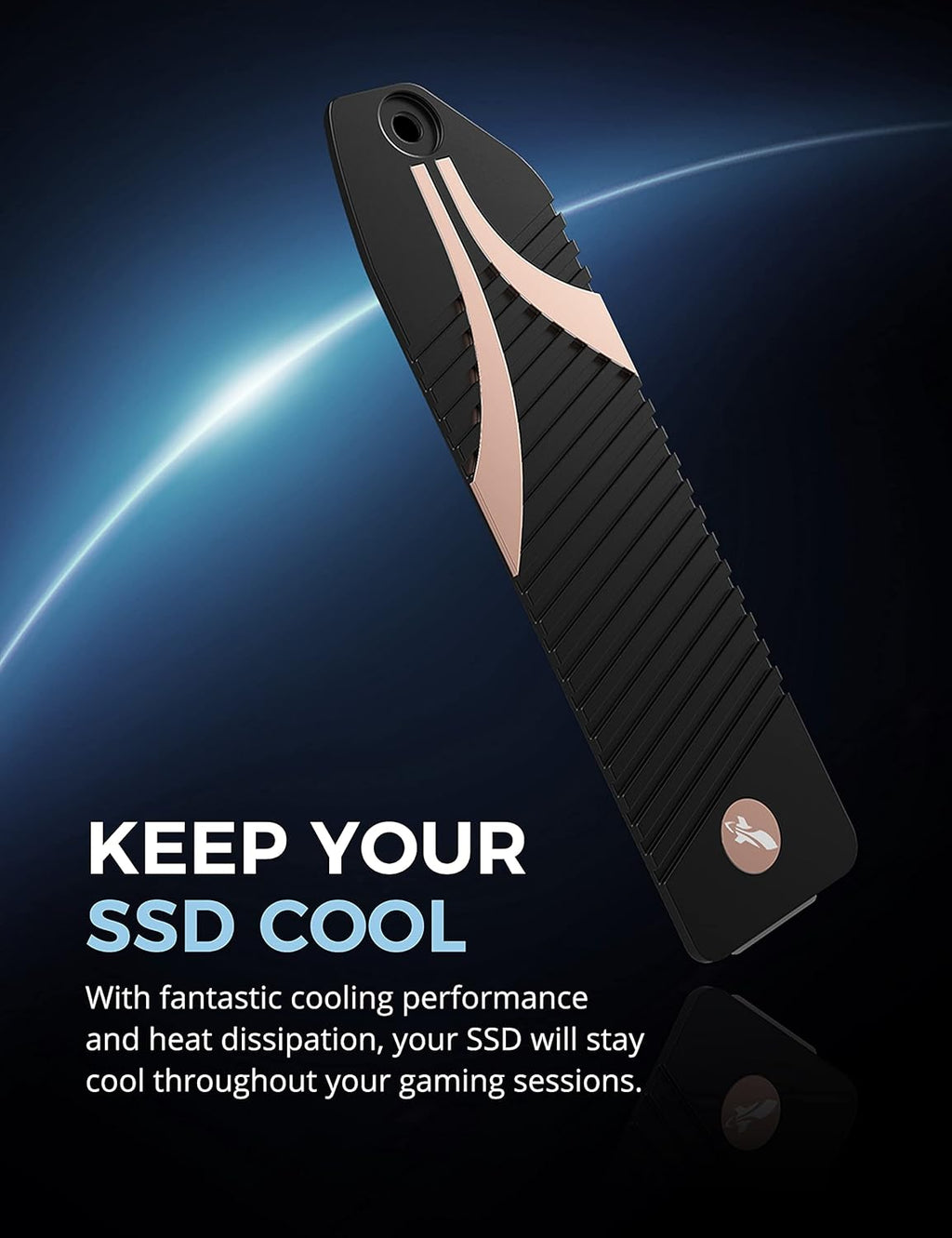 SSD NVMe M.2 2 To PCIe Gen4 avec Dissipateurr