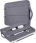 V  11 11.6 12 Inch Laptop Sleeve Case,Slim Computer Cover Bag Compatible with Macbook Air 11,Mac 12,Surface Pro 9 8 7/Laptop Go 2 3,HP Acer Asus Samsung Chromebook 4,Grey