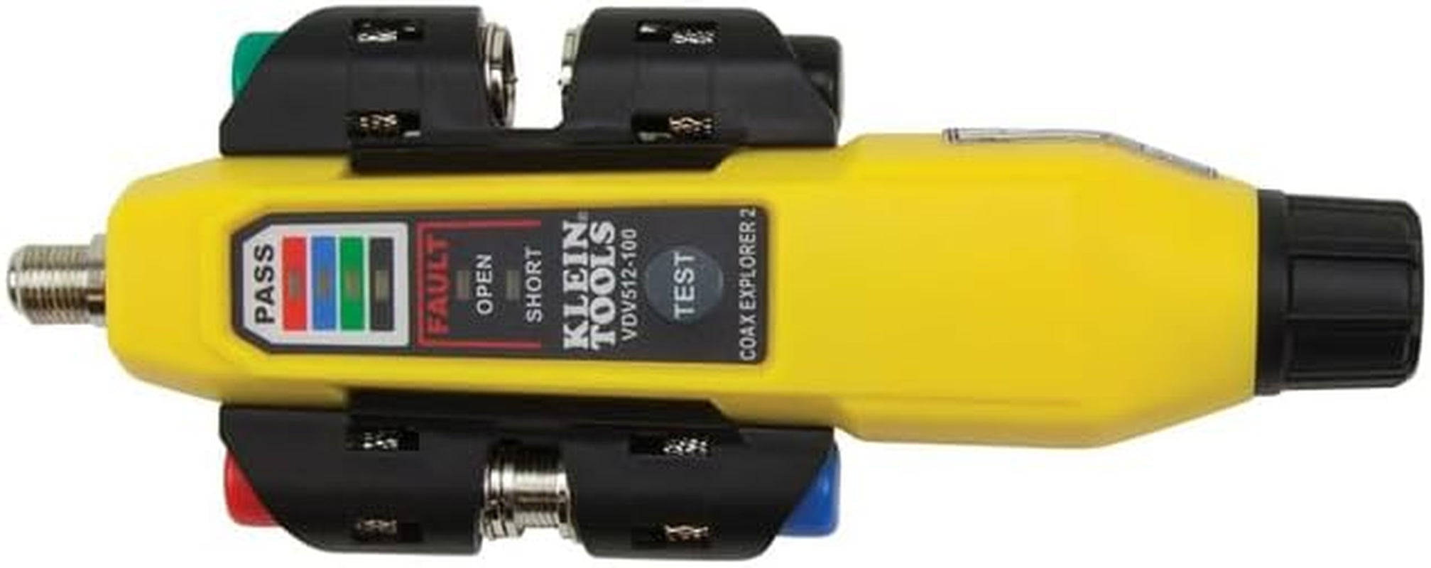 Klein Tools VDV512-101 Explorer 2 Coax Tester Kit, Includes Cable Tester/Wire Tracer/Coax Mapper with Remotes to Test up to 4 Locations