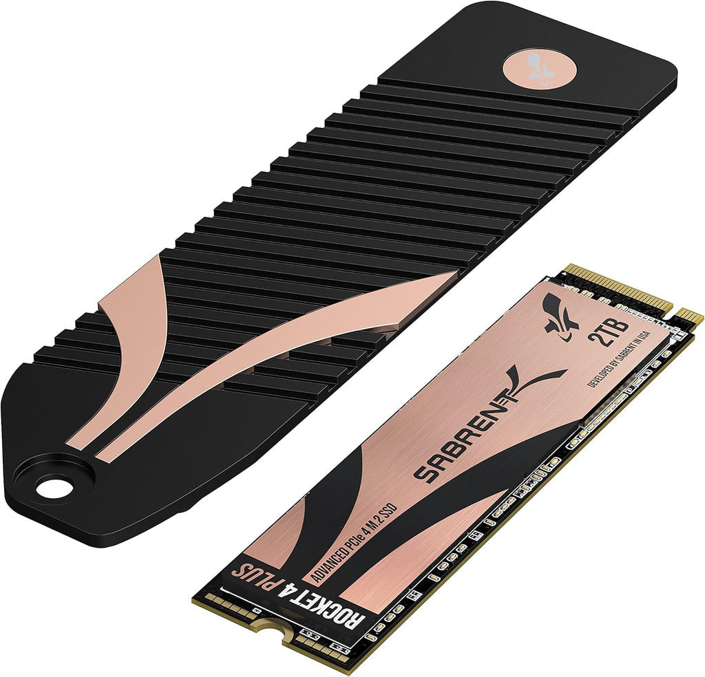 SSD NVMe M.2 2 To PCIe Gen4 avec Dissipateurr