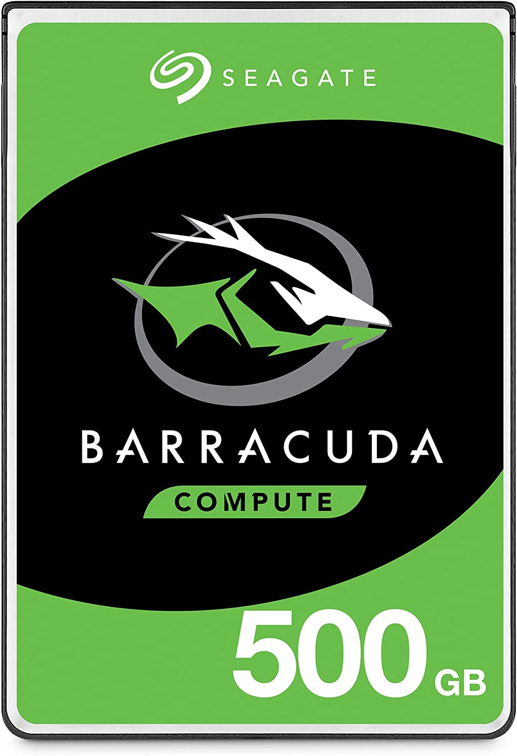 Seagate Barracuda 500GB Internal Hard Drive HDD – 2.5 Inch SATA 6 Gb/S 5400 RPM 128MB Cache for PC Laptop – Frustration Free Packaging (ST500LM030)