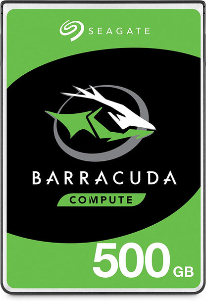 Seagate Barracuda 500GB Internal Hard Drive HDD – 2.5 Inch SATA 6 Gb/S 5400 RPM 128MB Cache for PC Laptop – Frustration Free Packaging (ST500LM030)